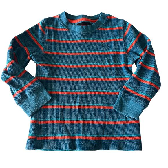 Quiksilver Boys Waffle Stripe Long Sleeve Top - 2T - Picture 1 of 4